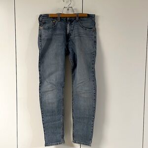 Blue Levi 512 slim taper fit jeans
